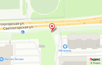 Стадион в Кировском районе на карте