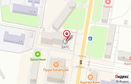 Управление ЗАГС в Нижнем Новгороде на карте