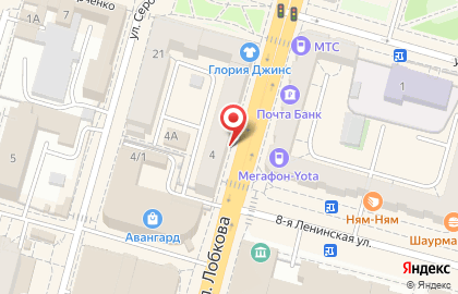 Микрокредитная компания FastMoney в Ленинском районе на карте