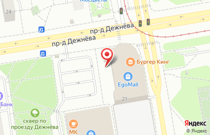 Магазин кондитерских изделий Аленка в проезде Дежнёва на карте