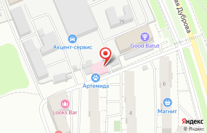 Мастерская по изготовлению памятников Обелиск на улице Верхняя Дуброва на карте