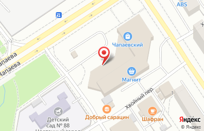 Зоомагазин ЗооМир на улице Чапаева на карте