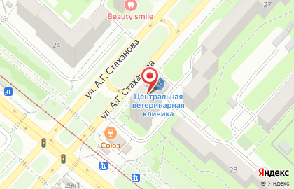 Салон-парикмахерская Мечта в Октябрьском районе на карте