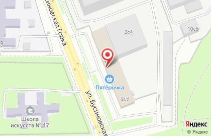 Страховая медицинская компания СМК РЕСО-Мед на улице Бусиновская Горка на карте