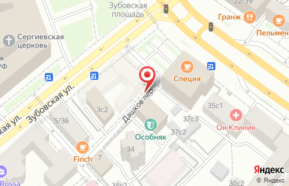 ОАО АКБ Легион в Дашковом переулке на карте