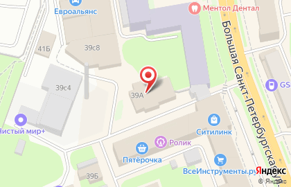 Ассоциация Мебельных фабрик Санкт-Петербурга на карте