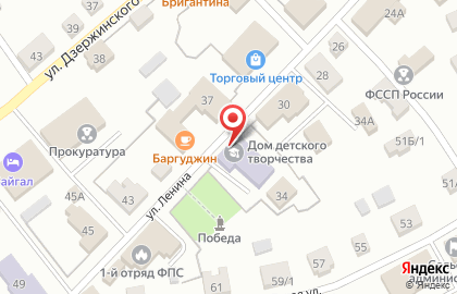Баргузинский дом детского творчества на карте