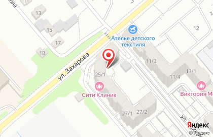 Жилые комплексы, МУП Управление капитального строительства г. Иркутска на улице Захарова на карте