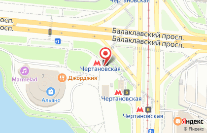 Магазин Компания Давид на Чертановской улице на карте