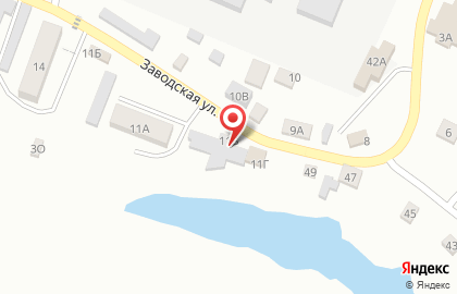 Магазин цветов на Заводской, 11в на карте