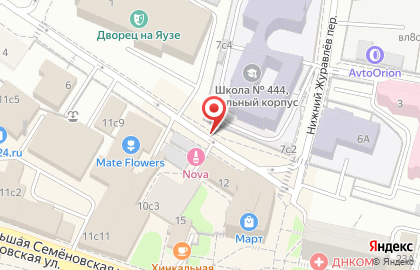 наил-мания на площади Журавлёва на карте