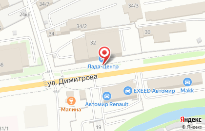 Официальный дилер LADA Лада-центр в Куйбышевском районе на карте