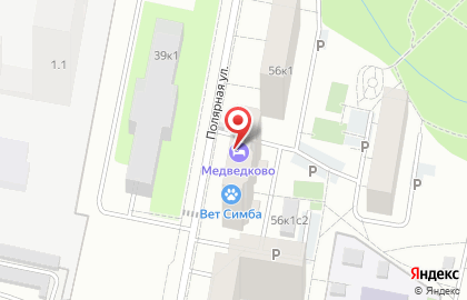 Хостел Медведково на карте