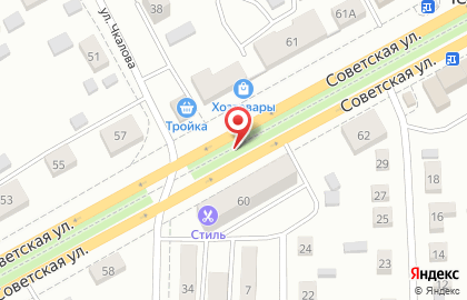 АЗС Краскор на Советской улице на карте