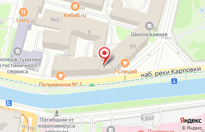Техноакадемия Teenger в Петроградском районе на карте