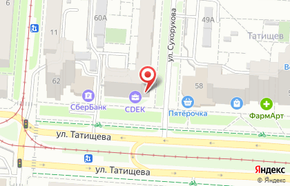 Интернет-магазин автозапчастей для иномарок Autodoc.ru в Верх-Исетском районе на карте