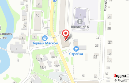 Супермаркет Магнит на Шоссейной улице на карте