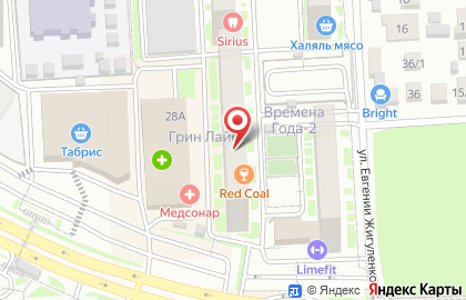 Медсонар на ул. Петра Метальникова 28 А на карте