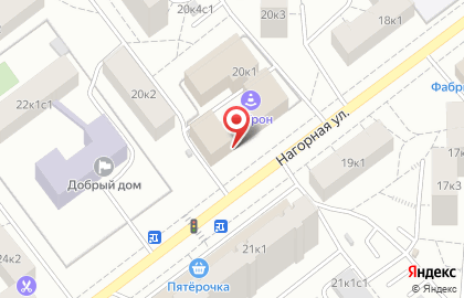 Служба доставки и логистики Сдэк на Нагорной улице на карте