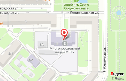 МГТУ им. Г.И. Носова Магнитогорский городской многопрофильный лицей на карте