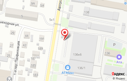 Киоск общественного питания Домашние беляшики в Октябрьском районе на карте