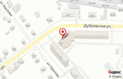 Медицинский центр Академия Здоровья на Дубровской улице на карте