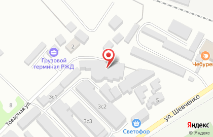 Гипермаркет Светофор на улице Шевченко на карте