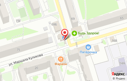 Киоск по продаже хлебобулочных изделий на Планерной улице на карте