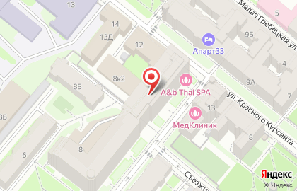 Парикмахерская в Санкт-Петербурге на карте