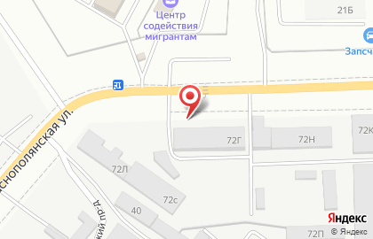 Бюро переводов 34 буква на Краснополянской улице на карте