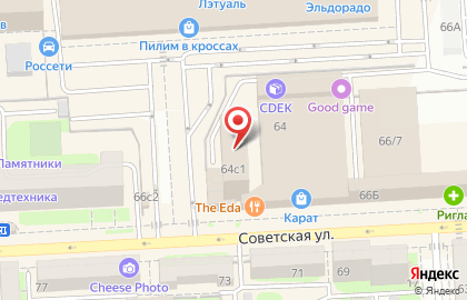 Юридическая компания на Советской улице на карте