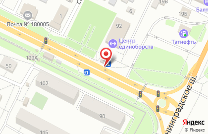 Магазин цветов в Пскове на карте