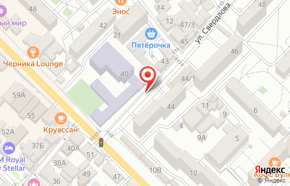 Мастерская по ремонту одежды на ул. Ленина, 45 на карте