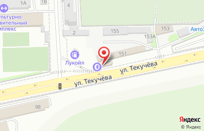 Служба заказа легкового транспорта 2-306-306 на улице Текучева на карте