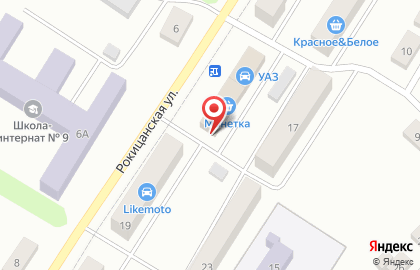 Магазин Монетка в Екатеринбурге на карте