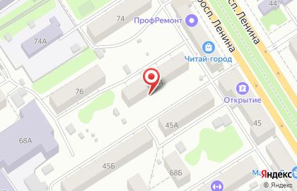 Subway на проспекте Ленина на карте