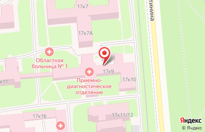 Больница Вологодская областная клиническая больница на Лечебной улице на карте