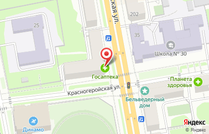 Аптека ГосАптека на Пушкинской улице на карте