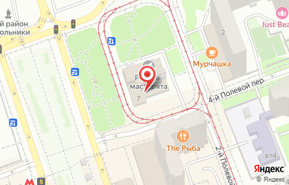 Атолл на Сокольнической площади на карте
