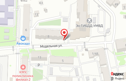 Страховой центр Столица на Модельной на карте