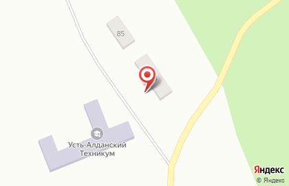 Усть-Алданский техникум на карте
