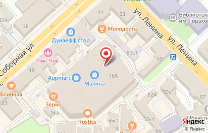 Супермаркет Перекресток на Соборной улице на карте