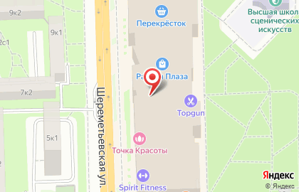 Салон связи Tele2 на Шереметьевской улице на карте