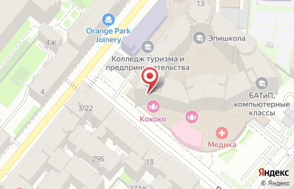 Студия пилатеса и фитнеса Ginger Pilates Studio на Петрозаводской улице на карте