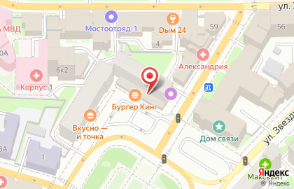 Мегафон на Московской на карте