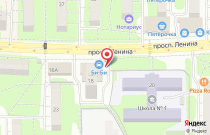 Эконом-парикмахерская Лайм на проспекте Ленина на карте