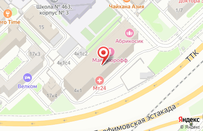 Психологический кабинет Лила на метро Автозаводская (Московское центральное кольцо) на карте