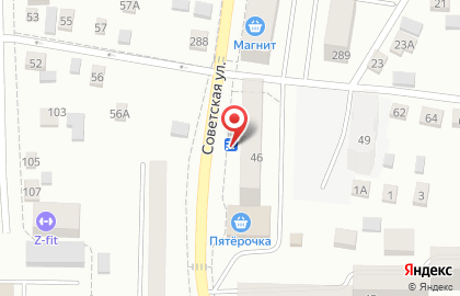 Торжество на Советской улице на карте