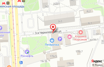 Магазин косметики и товаров для дома Улыбка Радуги на улице Преображенский Вал на карте