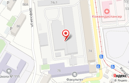 Внешпромбанк на Новосибирской улице на карте